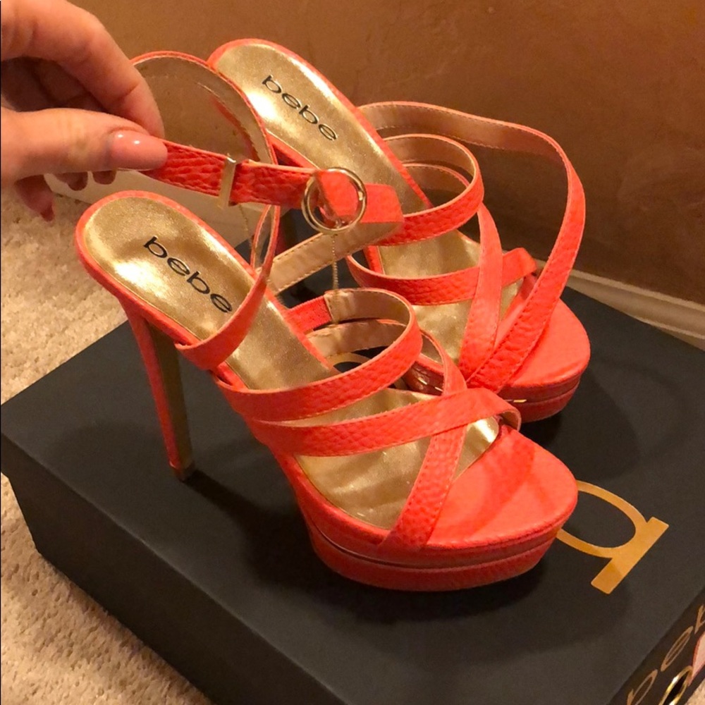 Bebe high heels size 6